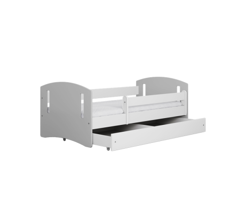 Łóżko classic 2 mix szare bez szuflady materac 180/80