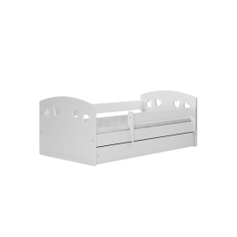 Łóżko Julia białe bez szuflady materac 140/80