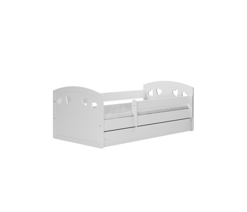 Łóżko Julia białe bez szuflady materac 140/80