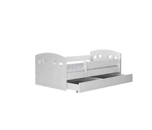 Łóżko Julia białe bez szuflady materac 140/80