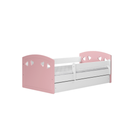 Bed Julia mix pale pink without drawer with mattress 140/80
