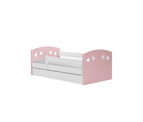 Bed Julia mix pale pink without drawer with mattress 140/80