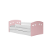 Bed Julia mix pale pink without drawer with mattress 140/80