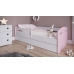 Bed Julia mix pale pink without drawer with mattress 180/80