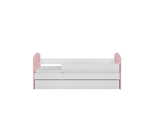 Bed Julia mix pale pink without drawer with mattress 180/80