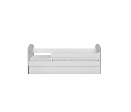 Bed Julia mix grey without drawer with mattress 160/80