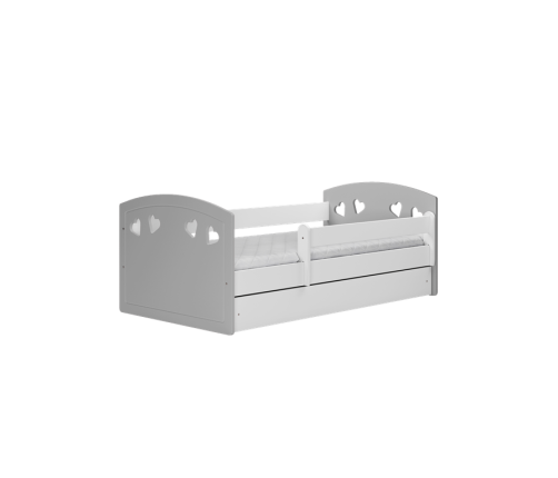 Łóżko Julia mix szary bez szuflady materac 180/80