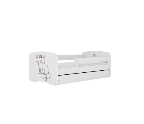 Bed babydreams blue cat with drawer with mattress 160/80