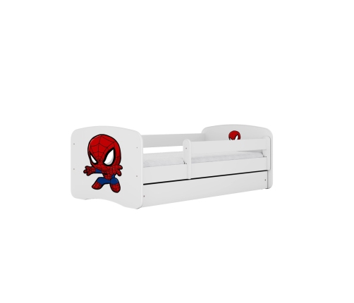 Bed babydreams green spiderman without drawer with mattress 180/80