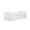 Łóżko tomi białe z szufladą materac 140/80 Łóżko tomi białe z szufladą materac 140/80