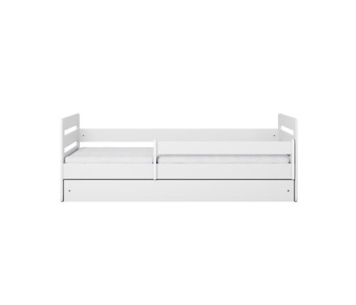 Łóżko tomi białe bez szuflady materac 180/80