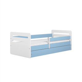 Łóżko tomi niebieskie z szufladą materac 180/80