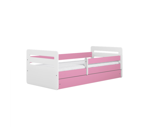 Łóżko tomi różowe bez szuflady materac 160/80