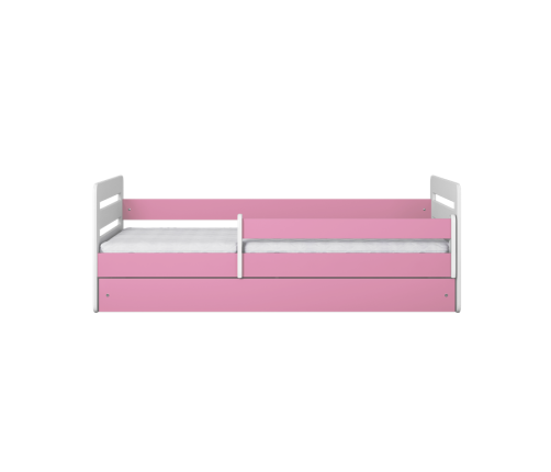 Łóżko tomi różowe bez szuflady materac 180/80