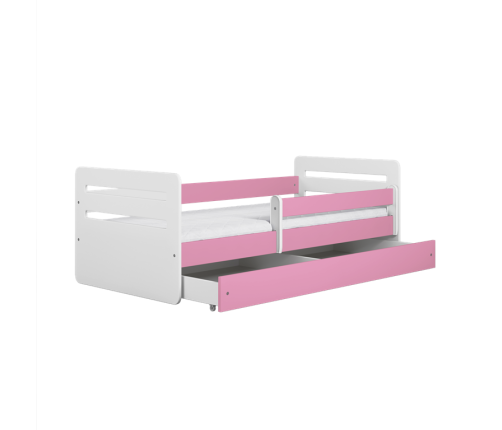 Łóżko tomi różowe bez szuflady materac 180/80