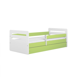 Łóżko tomi zielone bez szuflady materac 160/80