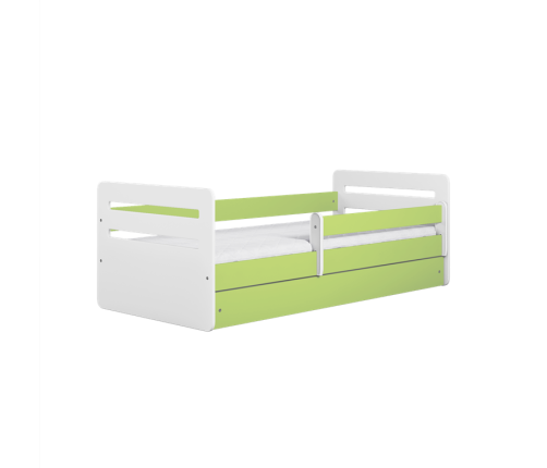 Łóżko tomi zielone bez szuflady materac 180/80