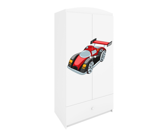 Szafa babydreams biała auto wyścigowe