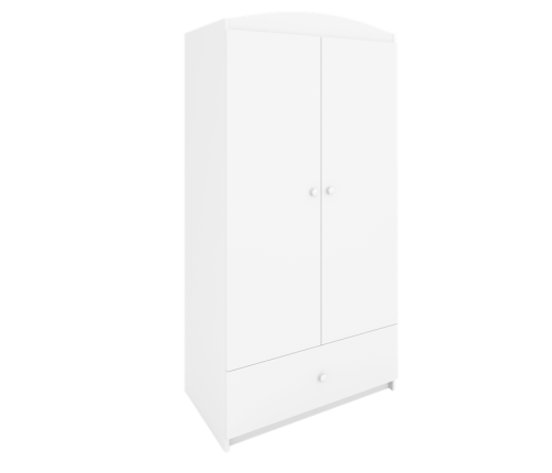 Szafa Babydreams biała bez wzoru