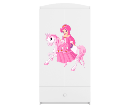 Szafa babydreams biała księżniczka na koniku