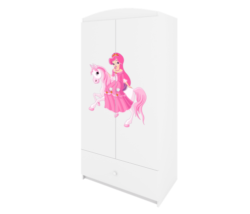 Szafa babydreams biała księżniczka na koniku