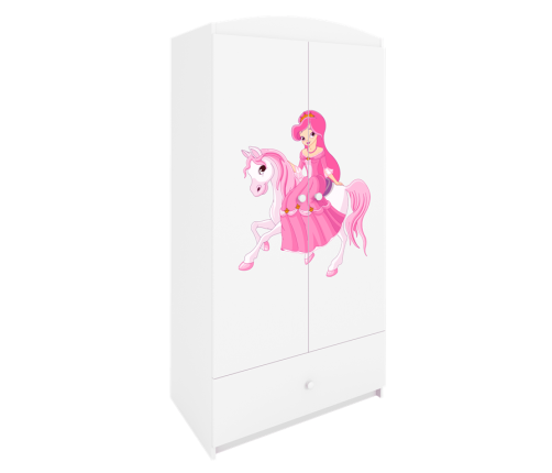 Szafa babydreams biała księżniczka na koniku