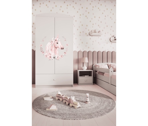 Szafa babydreams biała konik