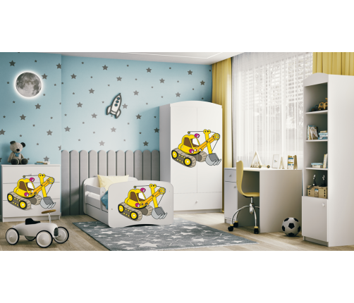 Szafa babydreams biała koparka