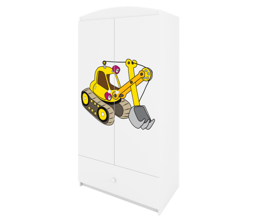 Szafa babydreams biała koparka