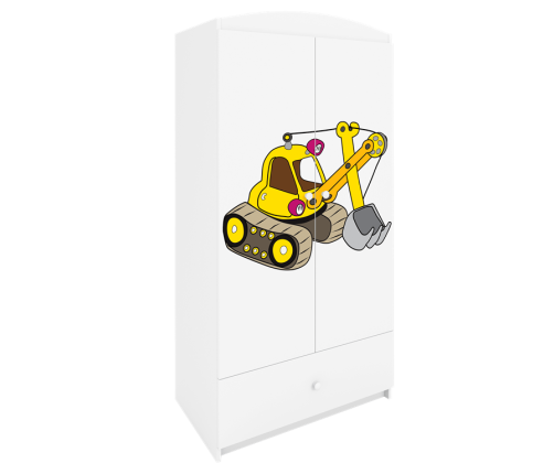 Szafa babydreams biała koparka