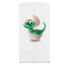 Szafa babydreams biała mały dino