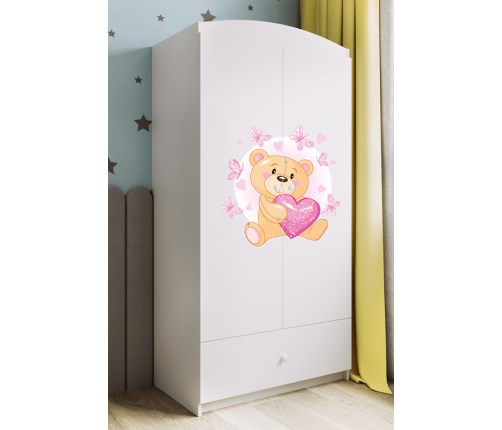 Szafa babydreams biała miś motylki