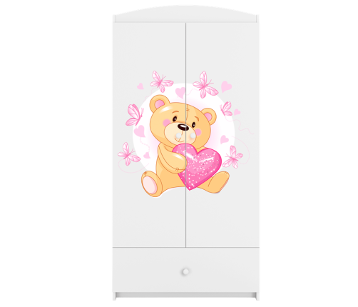 Szafa babydreams biała miś motylki