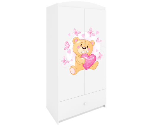 Szafa babydreams biała miś motylki