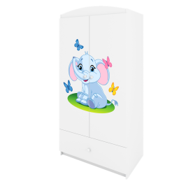 Szafa babydreams biała słonik