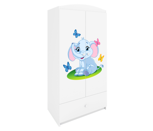 Szafa babydreams biała słonik