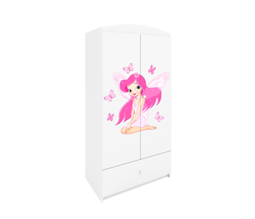 Szafa babydreams biała wróżka z motylkami