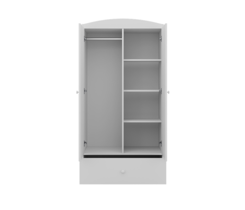 Szafa babydreams biała wróżka z motylkami