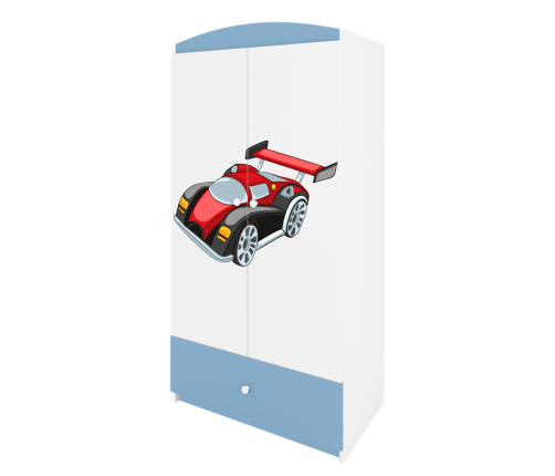 Szafa babydreams niebieska auto wyścigowe
