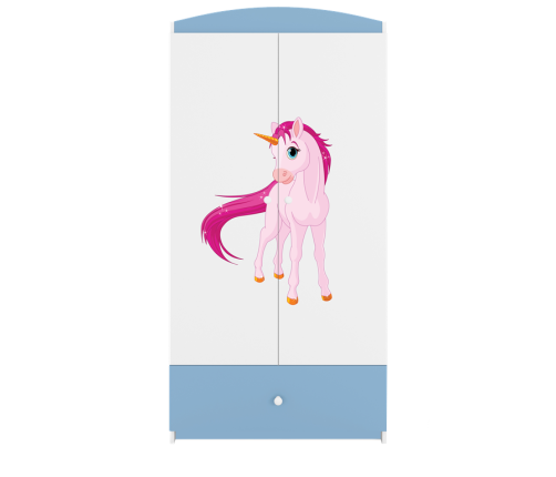Szafa babydreams niebieska jednorożec