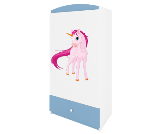 Szafa babydreams niebieska jednorożec