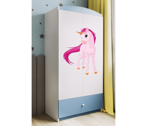 Szafa babydreams niebieska jednorożec