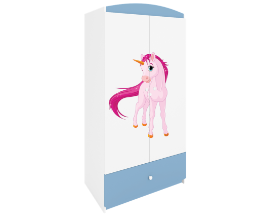 Szafa babydreams niebieska jednorożec