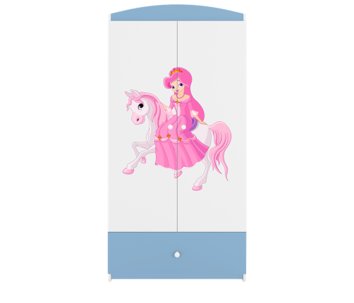 Szafa babydreams niebieska księżniczka na koniku