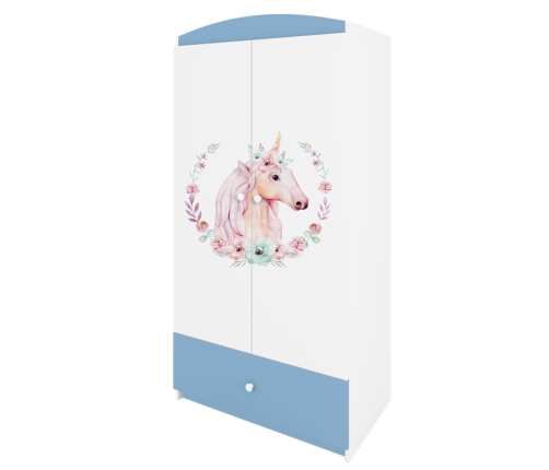Szafa babydreams niebieska konik