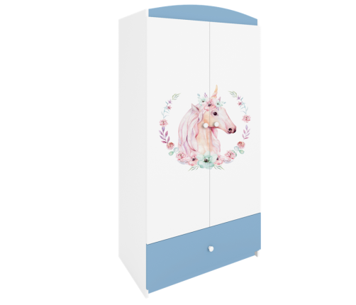 Szafa babydreams niebieska konik