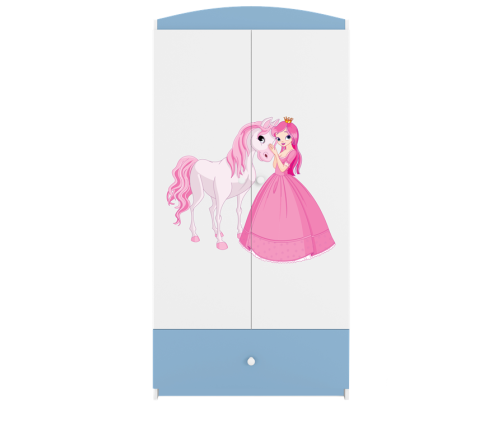 Szafa babydreams niebieska księżniczka konik