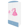 Szafa babydreams niebieska księżniczka konik Szafa babydreams niebieska księżniczka konik