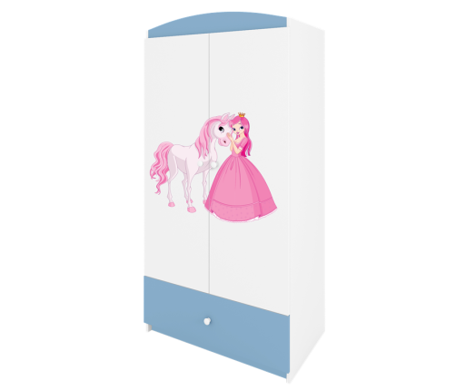 Szafa babydreams niebieska księżniczka konik