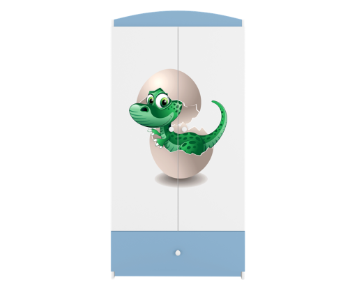 Szafa babydreams niebieska mały dino